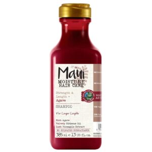 شامپو تقویت کننده موهای شکننده آگاو مائویی MAUI Moisture Strength & Length+Agave For Longer Lengths 385ml