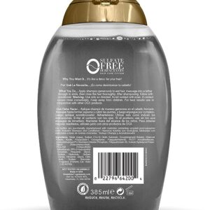 شامپو سم زدا زغال اوجی ایکس OGX Coconut Milk Shampoo