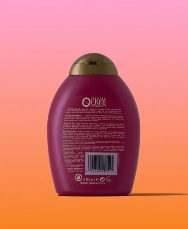 شامپو کراتین او جی ایکس تقویت کننده و ضدشکنندگی مو OGX Keratin Oil Shampoo 385ml