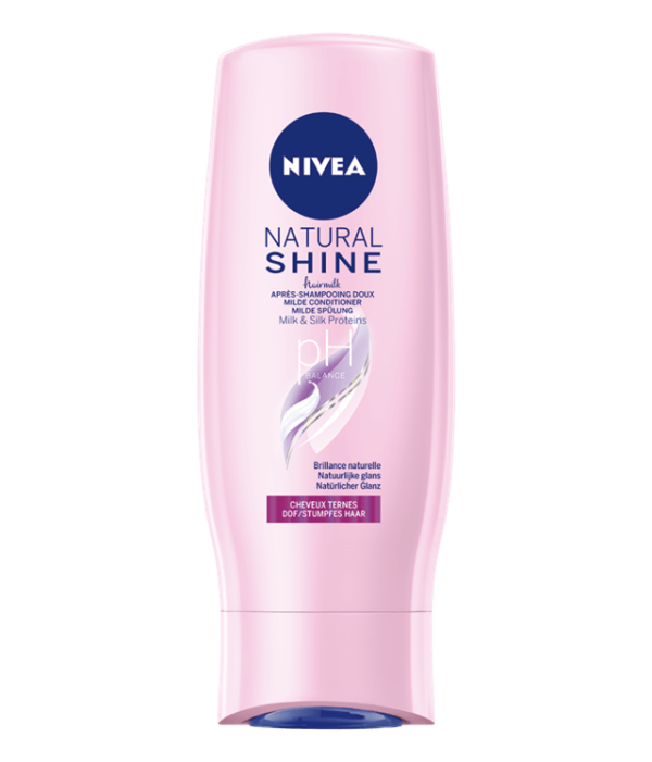 نرم کننده (شیرمو) درخشان کننده مو نیوآ Nivea Natural Shine Milk & Silk Proteins Hair Conditioner 200ml