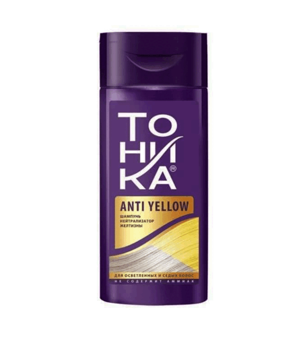 شامپو ضدزردی تونیکا Tonika Anti Yellow Shampoo 150ml