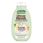 شامپو رطوبت رسان مو گارنیر شیربادام و شیره آگاو Garnier Fructis Ultimate Blends Almond Milk & Agave Sap For Dehydrated Hair Shampoo 400ml