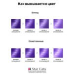 رنگ مو فانتزی بنفش تیره بدگرل مدل پرپل استورم Bad Girl Semi Permanent Color Purple Storm 150ml