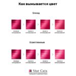 رنگ مو فانتزی یاقوتی بدگرل مدل استار این شاک Bad Girl Semi Permanent Color Star In Shock 150ml