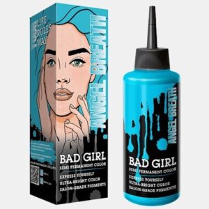 رنگ مو فانتزی آبی پاستلی بدگرل مدل انجل برث Bad Girl Semi Permanent Color Angel Breath 150ml