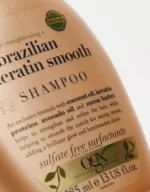 شامپو کراتین برزیلی او جی ایکس صاف کننده مو OGX Brazilian Keratin Smooth Shampoo 385 ml