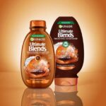 شامپو ضدوز مو گارنیر روغن نارگیل و کره کاکائو Garnier Fructis Ultimate Blends Coconut Oil & Cocoa Butter For Dry,Frizzy Hair Shampoo 400ml