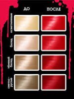 رنگ مو فانتزی قرمز بدگرل مدل کوئیین آو هارتز Bad Girl Hair Color Queen Of Hearts 150ml