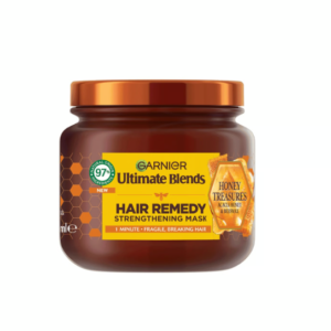 ماسک مو تقویت کننده گارنیر عسل اقاقیا و موم زنبور عسل Garnier Fructis Ultimate Blends Honey Treasures Hair Remedy Repairing Mask 340ml