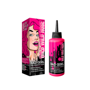 رنگ مو فانتزی صورتی پررنگ بدگرل مدل وایلد وایلد رز Bad Girl Hair Color Wild Wild Rose 150ml