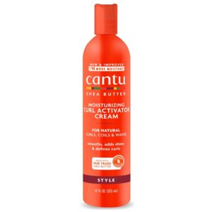 اکتیواتور(فعال کننده)موی فر شی باتر کنتو حالت دهنده Cantu Moisturizing Curl Activator Cream with Shea Butter for Natural Hair 355ml