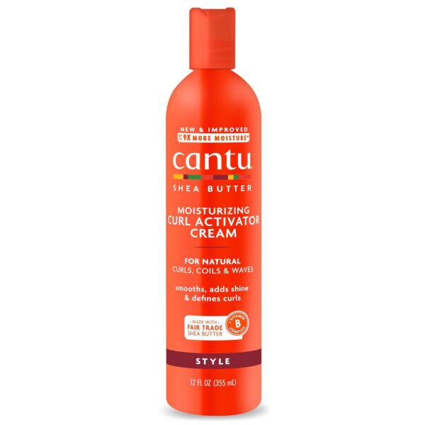 اکتیواتور(فعال کننده)موی فر شی باتر کنتو حالت دهنده Cantu Moisturizing Curl Activator Cream with Shea Butter for Natural Hair 355ml