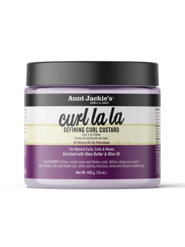 کرم موی فر (کاسترد) آنت جکیز آبرسان و حالت دهنده فر Aunt Jackie's Curl La La Defining Curl Custard 430ml