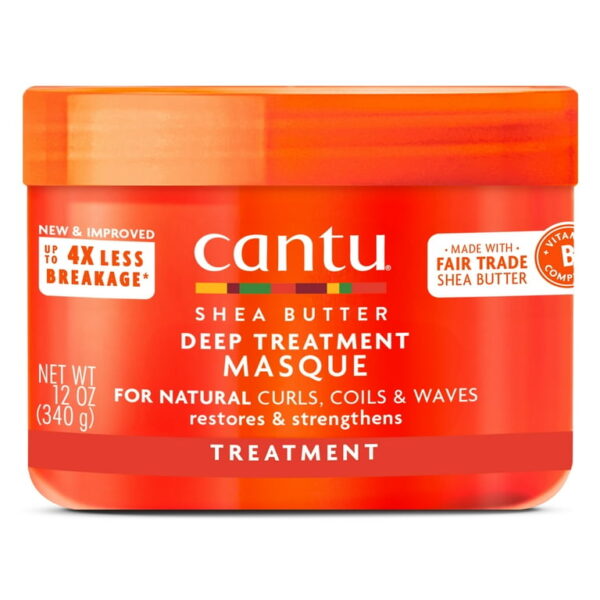 ماسک مو درمانی موی فر شی باتر کنتو Cantu DEEP TREATMENT HAIR MASQUE with Shea Butter for Natural Hair 340ml