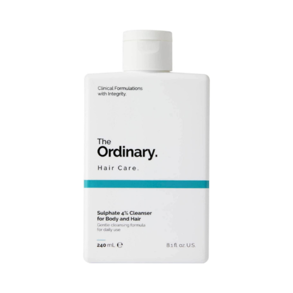 شامپو سر و بدن با 4% سولفات اوردینری The Ordinary Hair Care Sulphate 4% Cleanser for body and Hair 240ml