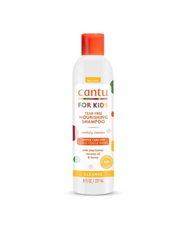 شامپو سر کودک کنتو موهای فر و حالت دار Cantu Care For Kids Nourishing Shampoo (Tear Free) 237ml