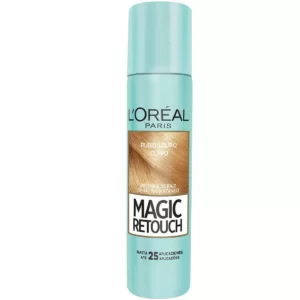 کانسیلر ریشه مو لورآل رنگ بلوند روشن طلایی L’Oreal Magic Retouch Light Golden Temporary Instant Grey Root Concealer Spray 75ml