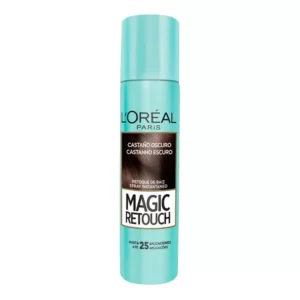 کانسیلر ریشه مو لورآل رنگ قهوه ای تیره L’Oreal Magic Retouch Dark Brown Temporary Instant Grey Root Concealer Spray 75ml