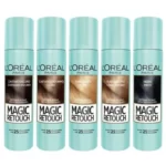 کانسیلر ریشه مو لورآل رنگ قهوه ای تیره L’Oreal Magic Retouch Dark Brown Temporary Instant Grey Root Concealer Spray 75ml