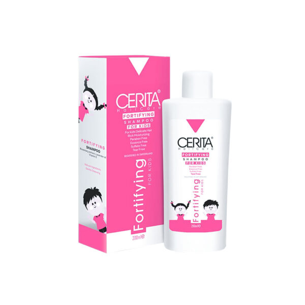 شامپو تقویت کننده مو مناسب کودکان سریتا Cerita Beauty Fortifying Shampoo For Kids 200ml