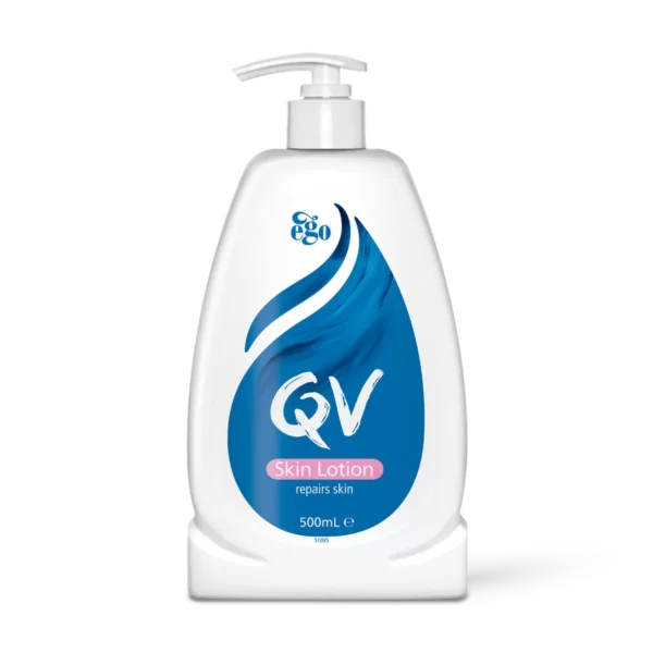 لوسیون بدن ترمیم کننده پوست کیو وی QV Skin Lotion Repairs Skin 500ml