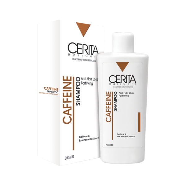 شامپو ضدریزش کافئین سریتا Cerita Beauty Anti-Hairloss Fortifying Caffeine Shampoo 200ml