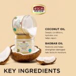 آبرسان موی فر افریکن پراید مدل روغن نارگیل و بائوباب African Pride MOISTURE MIRACLE COCONUT OIL & BAOBAB OIL LEAVE-IN CREAM 425ml