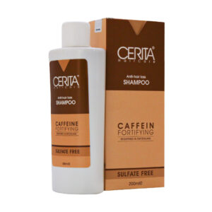 شامپو بدون سولفات کافئین ضدریزش سریتا Cerita Beauty Anti-Hairloss Fortifying Caffeine Shampoo 200ml