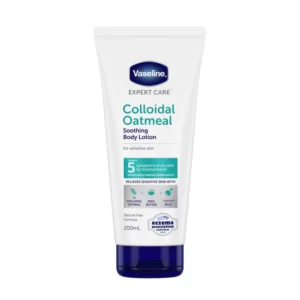 لوسیون بدن پوست های بسیار خشک و حساس اورجینال وازلین Vaseline Body Lotion Colloidal Oatcream Sensitive Skin 200ml