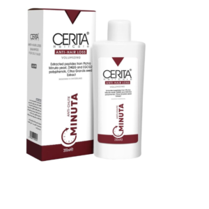 شامپو ضد ریزش مینوتا موهای چرب سریتا Cerita Beauty Anti-Hairloss Volumizing Shampoo For Greasy Hair 200ml