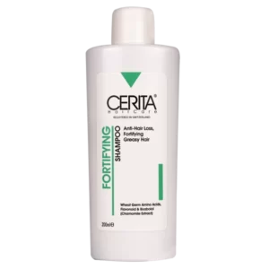 شامپو ضد ریزش موهای چرب سریتا Cerita Beauty Anti-Hairloss Fortifying Shampoo For Greasy Hair 200ml