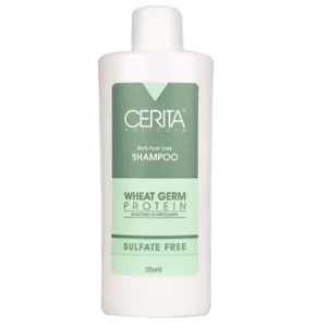 شامپو بدون سولفات(جوانه گندم) سریتا ضدریزش Cerita Beauty Anti-Hairloss Wheat Protein Shampoo 200ml