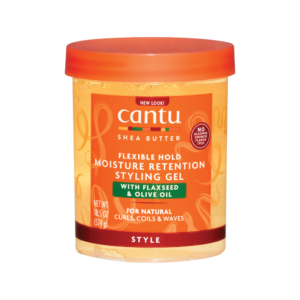 ژل استایل و آبرسان موی فر کنتو مدل بذرکتان و زیتون Cantu MOISTURE RETENTION STYLING GEL 524g