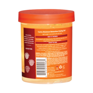 ژل استایل و آبرسان موی فر کنتو مدل بذرکتان و زیتون Cantu MOISTURE RETENTION STYLING GEL 524g