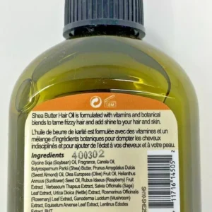 روغن طبیعی شی باتر دیفیل مناسب موهای خشک و آسیب دیده DIFEEL PREMIUM NATURAL HAIR OIL(SHEA BUTTER) 75ml