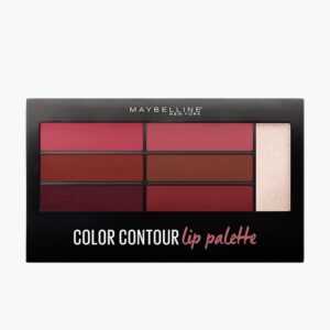 پالت رژ لب و کانتور لب میبلین مدل 02 Maybelline New York Color Contour Lip Palette Blushed Bombshell