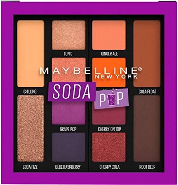 پالت سایه مدل سودا پاپ میبلین Maybelline Soda Pop Eyeshadow Palette Makeup