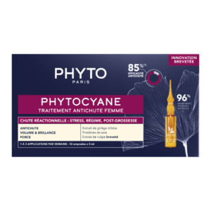 سرم ضدریزش و تقویت کننده موی بانوان فیتو (فیتوسیان) PHYTO PARIS PHYTOCYANE ANTI HAIR LOSS TREATMENT FOR WOMEN