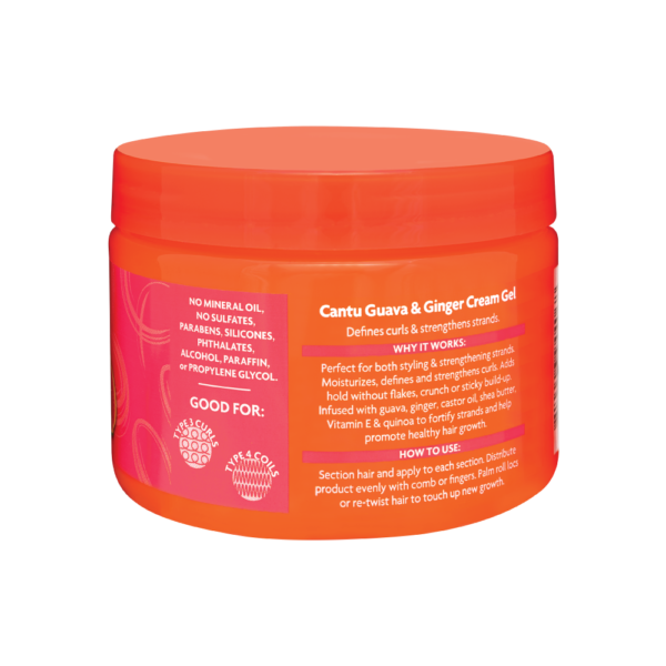 کرم ژل موی فر گوآوا کنتو Cantu Guava Style & Strengthen Cream Gel 340g