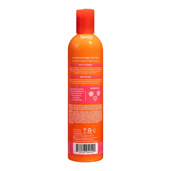 لوسیون موی فر گواوا و زنجبیل کنتو Cantu Guava Length Retention Hair Lotion 355ml