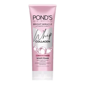 شوینده صورت کلاژن جوانساز پوندز PONDS Bright Miracle Ultimate Clarity Whip Collagen Whip Foam 100g