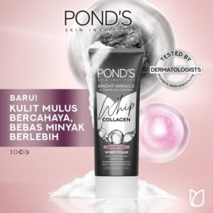 شوینده صورت کنترل چربی کلاژن پوندز Pond'S Bright Miracle Ultimate Oil Control Collagen Facial Foam 100g