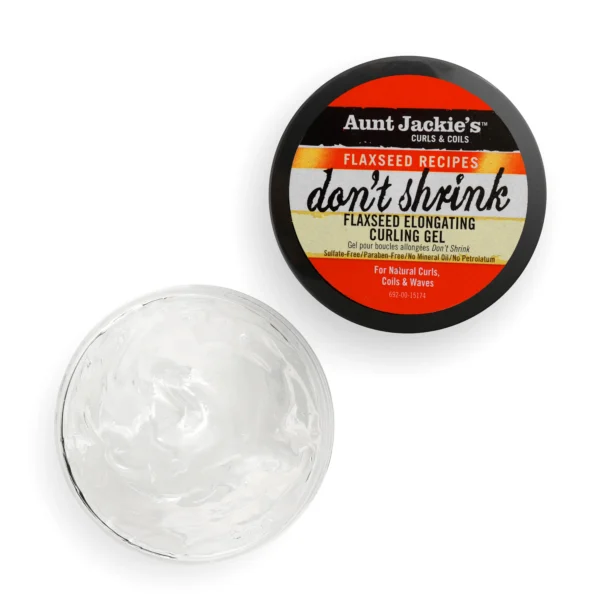 ژل موی فر بذر کتان آنت جکیز Aunt Jackie's Don't Shrink Flaxseed Elongating Curling Gel 426g