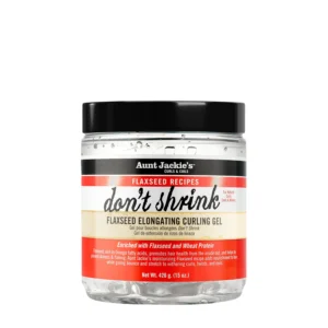 ژل موی فر بذر کتان آنت جکیز Aunt Jackie's Don't Shrink Flaxseed Elongating Curling Gel 426g