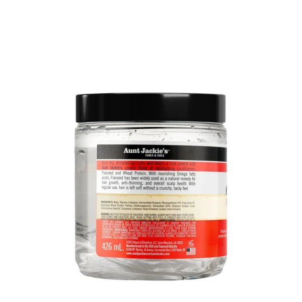 ژل موی فر بذر کتان آنت جکیز Aunt Jackie's Don't Shrink Flaxseed Elongating Curling Gel 426g