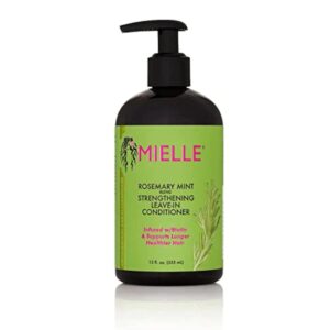 آبرسان تقویت‌کننده رزماری مایل Mielle Rosemary Mint Strengthening Leave-in Conditioner 355ml