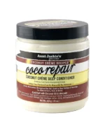 نرم‌کننده و ترمیم‌کننده عمیق موی فر روغن نارگیل برند آنت جکیز Aunt Jackie’s Coco Repair Deep Conditioner 436ml