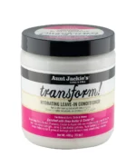 آبرسان و تقویت‌کننده موی فر شی باتر و کرچک برند آنت جکیز Aunt Jackie’s Transform! Hydrating Leave-in Conditioner 436ml