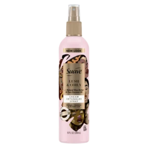 اسپری گره بازکن موی فر سواو Suave Lush & Coily Cream Detangler Spray 295ml