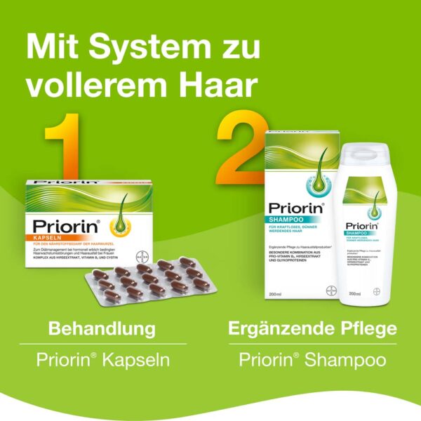 مکمل ضدریزش مو پریورین ۱۲۰ عددی Bayer Priorin Hair Loss Supplement 120 Capsules